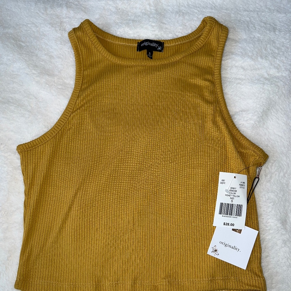BRAND NEW Mustard Tank Top
